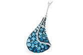 C205-87038: NECK 4.81 BLUE TOPAZ 4.94 TGW
