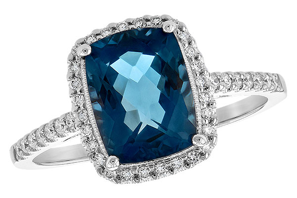 C207-72529: LDS RG 2.42 LONDON BLUE TOPAZ 2.62 TGW