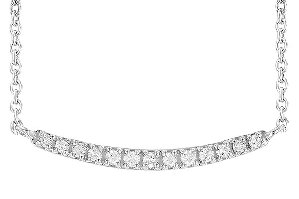 C208-60675: NECKLACE .10 TW (13 STONES)