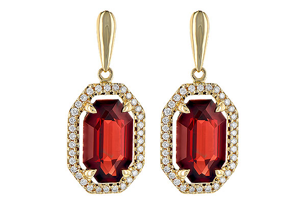 C208-60693: EARR 3.30 TW GARNET 3.49 TGW