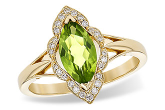 C208-60702: LDS RG .94 PERIDOT 1.05 TGW