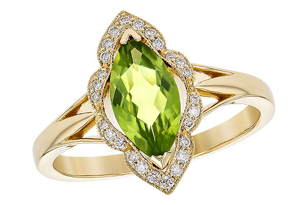 C208-60702: LDS RG .94 PERIDOT 1.05 TGW