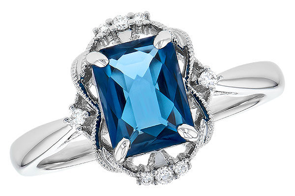 C291-30666: LDS RG 1.70 LONDON BLUE TOPAZ 1.76 TGW