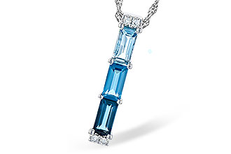 C291-30684: NECK 1.26 BLUE TOPAZ 1.30 TGW