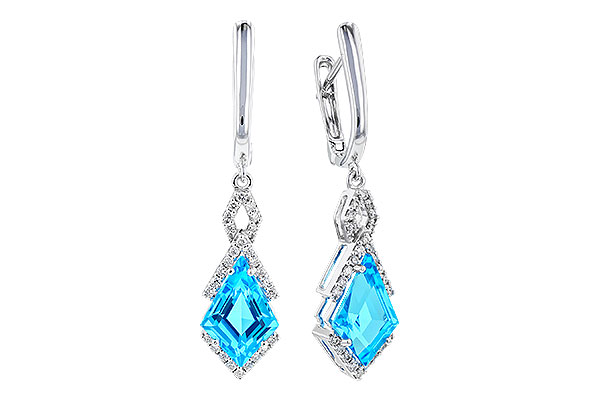 C292-20675: EARR 2.72 TW BLUE TOPAZ 2.90 TGW