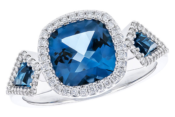 C292-21575: LDS RG 2.46 TW LONDON BLUE TOPAZ 2.72 TGW