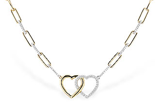 C292-22457: NECKLACE .52 TW