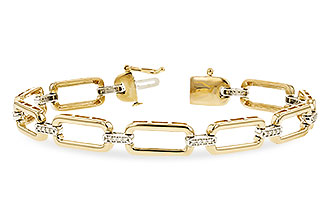 C292-24302: BRACELET .25 TW (7.5" - D207-69775 WITH LARGER LINKS)