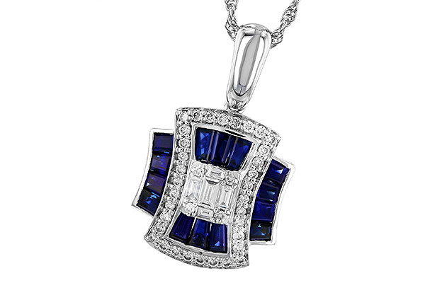 C292-26102: NECK .85 TW SAPPHIRE 1.10 TGW