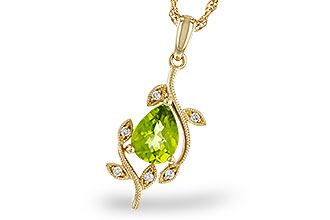 C293-12493: NECKLACE 1.16 PERIDOT 1.21 TGW (8x6MM PER)