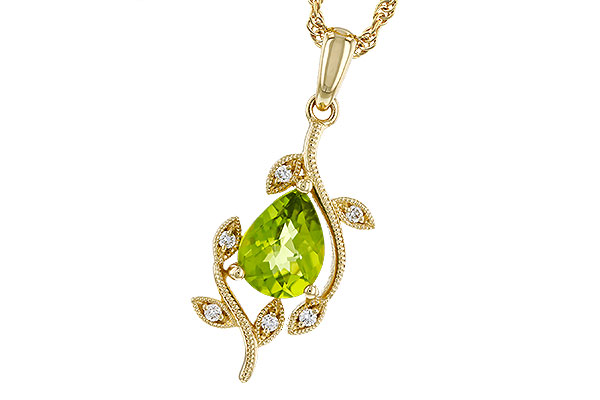 C293-12493: NECKLACE 1.16 PERIDOT 1.21 TGW (8x6MM PER)