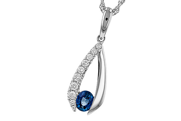 C293-15184: NECKLACE .38 SAPP .54 TGW (5x4 SAPP)