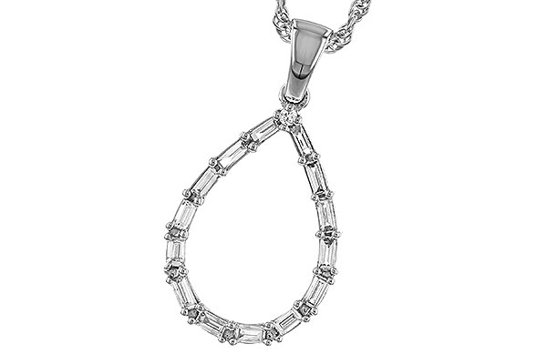 C293-15202: NECKLACE .27 BAG .28 TW