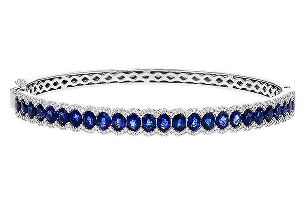 C293-17011: BANGLE 5.09 TW SAPPHIRE 5.65 TGW