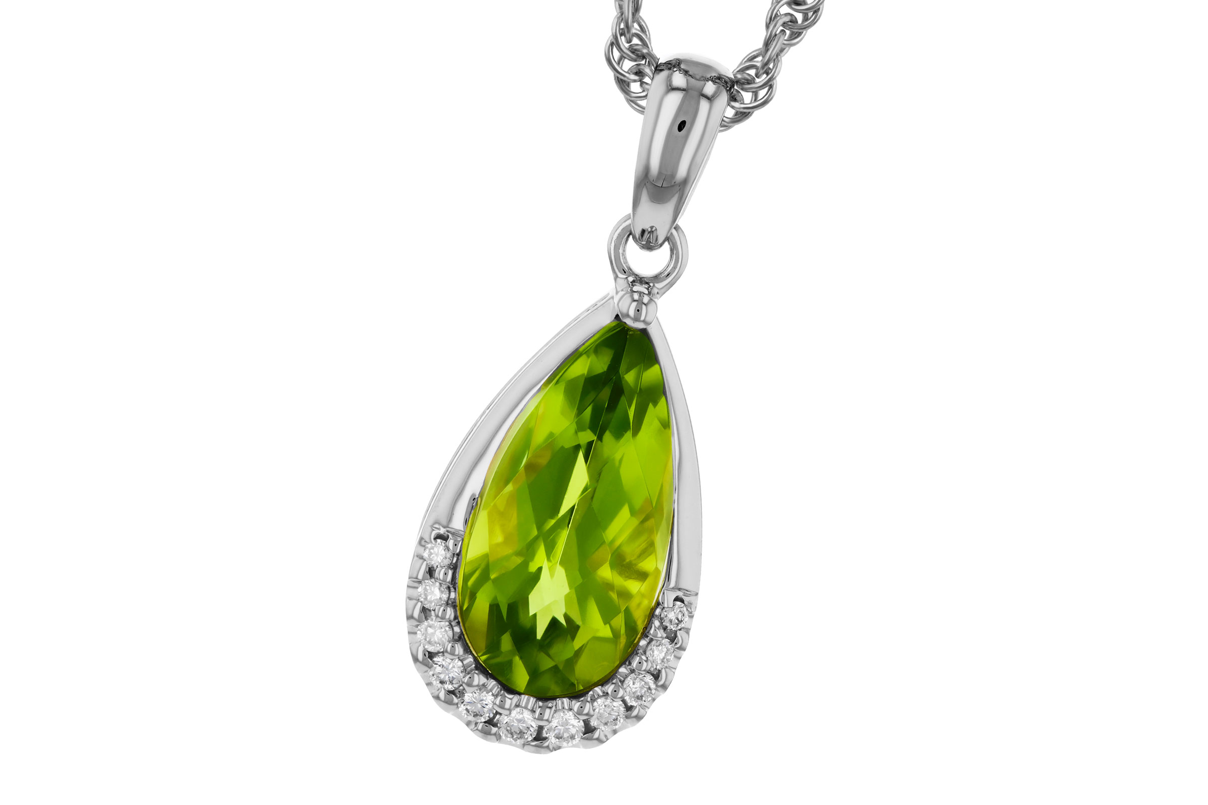 C294-02466: NECK 1.94 PERIDOT 2.00 TGW (12x6MM PS)