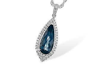 D207-67011: NECK 2.40 LONDON BLUE TOPAZ 2.65 TGW