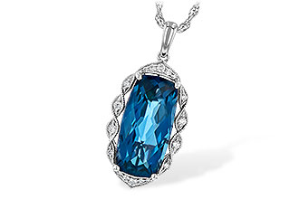 D208-56093: NECK 6.70 LONDON BLUE TOPAZ 6.81 TGW