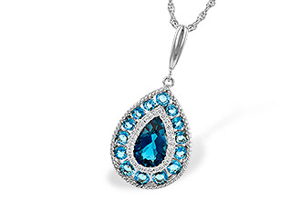 D208-58884: NECK 2.55 TW BLUE TOPAZ 2.65 TGW