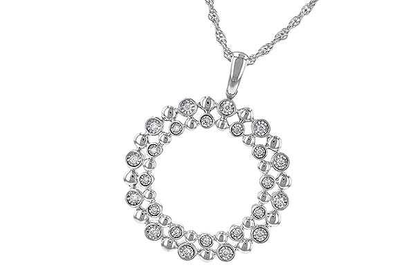 D208-59738: NECKLACE .12 TW