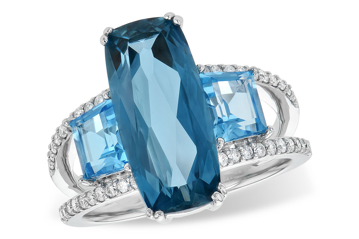 D208-60675: LDS RG 6.40 TW BLUE TOPAZ 6.67 TGW