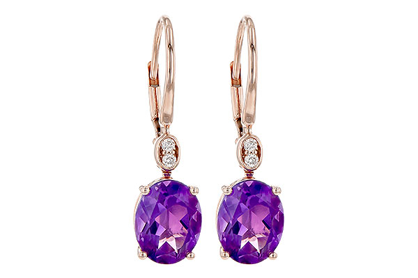 D208-63366: EARR 2.85 TW AMETHYST 2.90 TGW (9x7MM AMY)