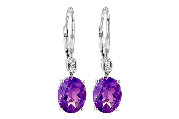 D208-63366: EARR 2.85 TW AMETHYST 2.90 TGW (9x7MM AMY)