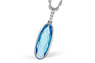 D291-30693: NECK 1.90 BLUE TOPAZ 1.93 TGW