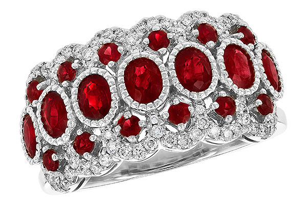 D291-30720: LDS WED RG 1.90 TW RUBY 2.15 TGW