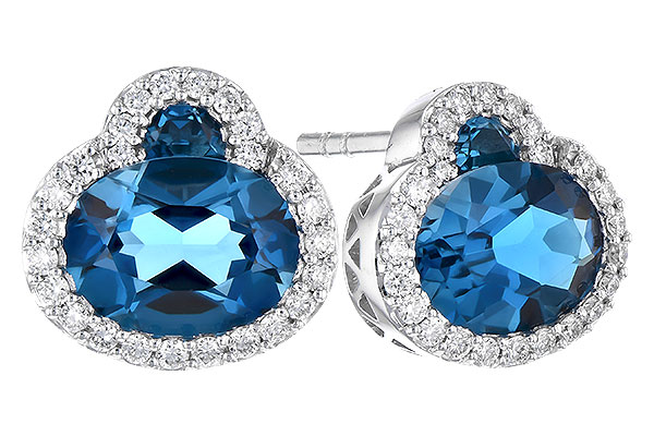 D291-34302: EARR 2.60 TW LONDON BLUE TOPAZ 2.81 TGW