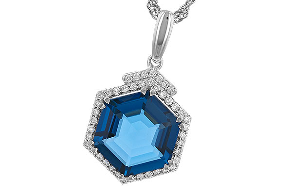 D292-22511: NECK 3.94 TW LONDON BLUE TOPAZ 4.12 TGW