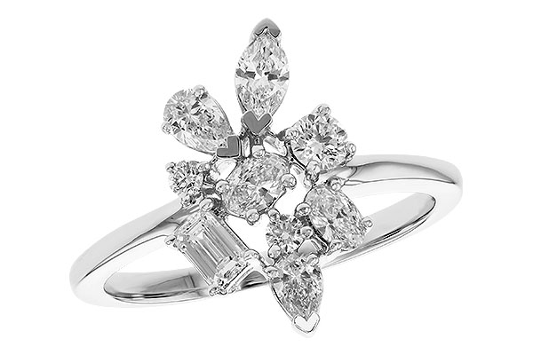 D292-26175: LDS DIA RG .75 TW FANCY CUT DIAMONDS
