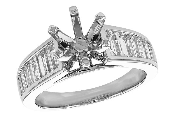 D292-27075: LDS SEMI DIA RG 1.22 TW BAGUETTES