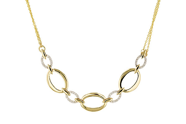 D293-10647: NECKLACE .50 TW (18")