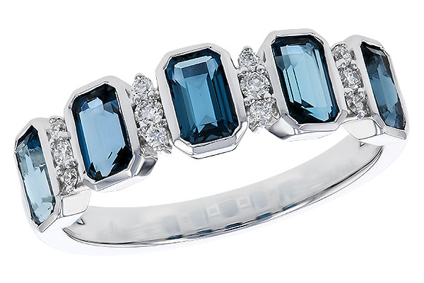 D293-12484: LDS RG 1.46 TW LONDON BLUE TOPAZ 1.58 TGW