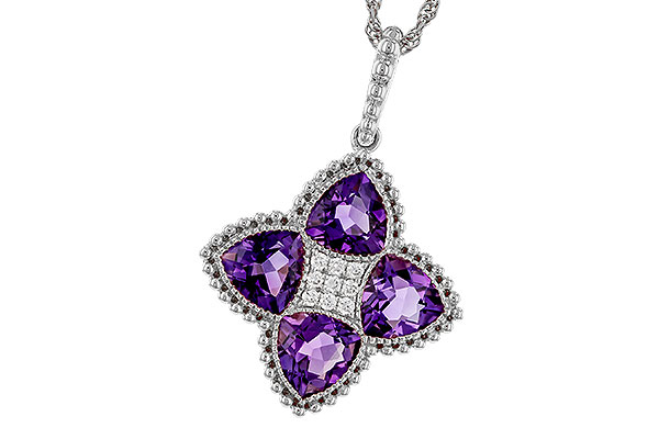 D293-14275: NECKLACE 2.22 AMETHYST 2.28 TGW