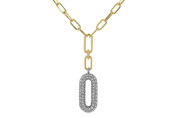 D293-17029: NECKLACE .96 TW (18")