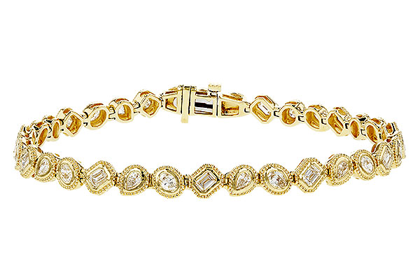 D293-17066: BRACELET 2.15 TW FANCY CUT DIAMONDS