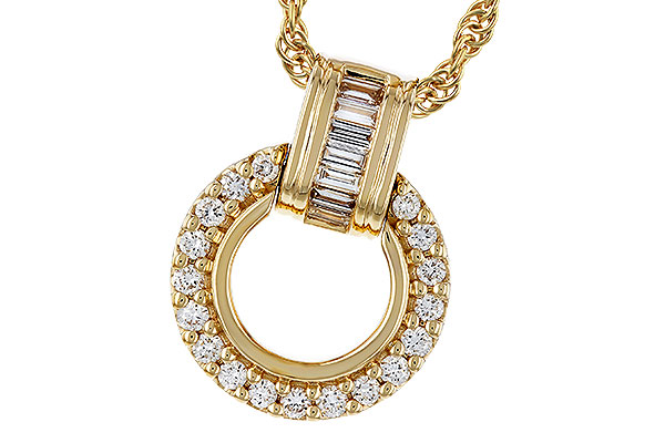 D293-17993: NECKLACE .12 BAG .33 TW