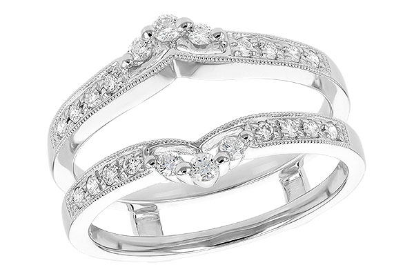 D294-03393: M111-28838 GUARD RG IN PLATINUM .28 TW
