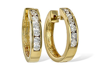 E019-47993: EARRINGS .50 TW