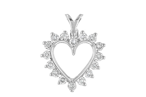 E024-94356: HEART PENDANT .45 TW