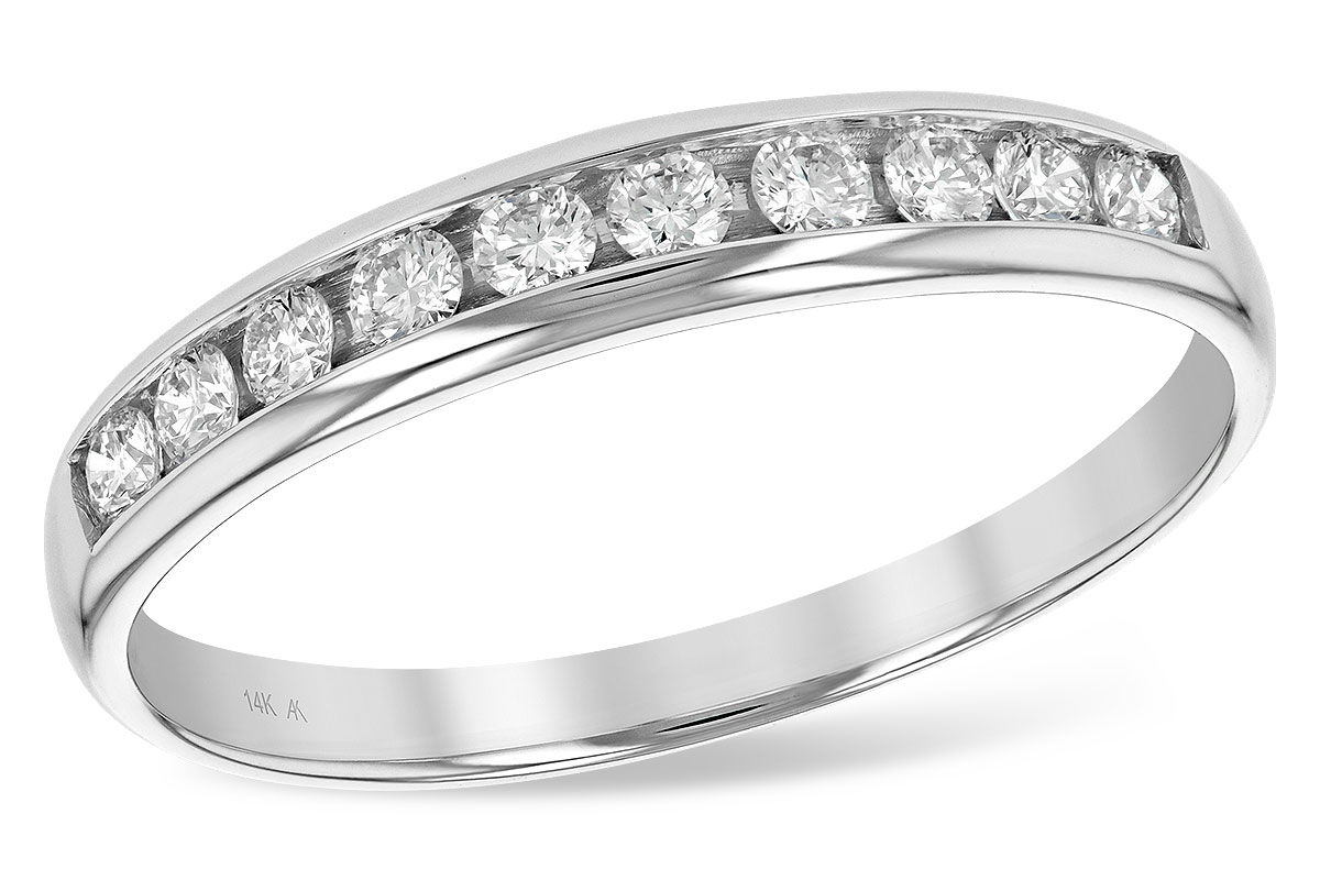 E111-33429: LDS WED RG .25 TW (10 STONES)
