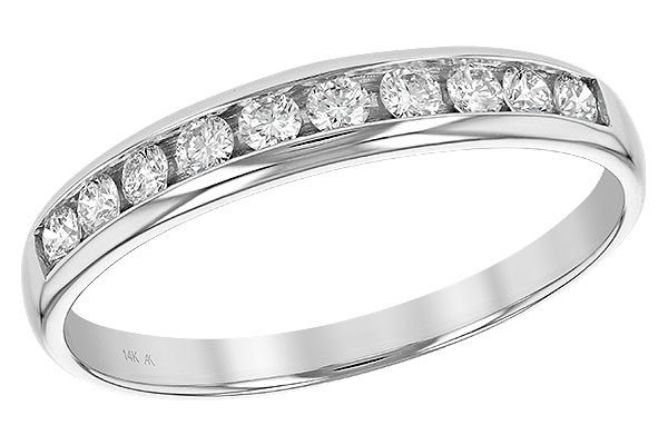 E111-33429: LDS WED RG .25 TW (10 STONES)