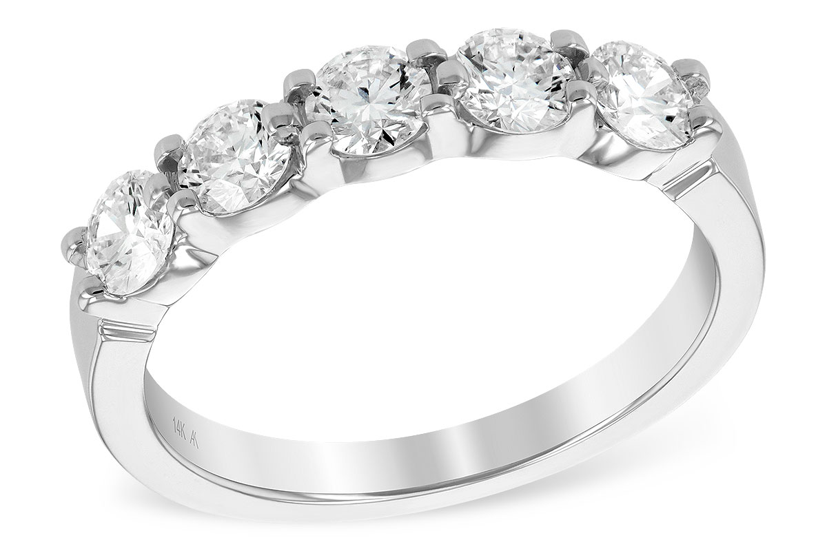 E204-04284: LDS DIA WED RG 1.00 TW (5 STONES)