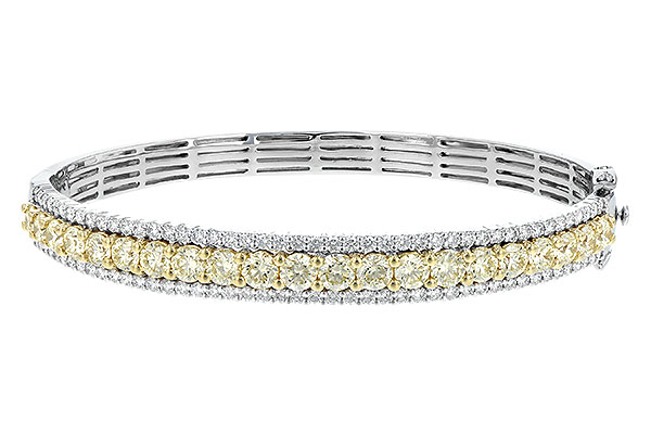 E207-67029: BANGLE 4.20 YELLOW DIAS 5.63 TW