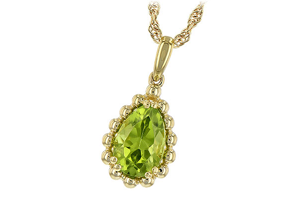 E207-67984: NECKLACE 1.30 CT PERIDOT