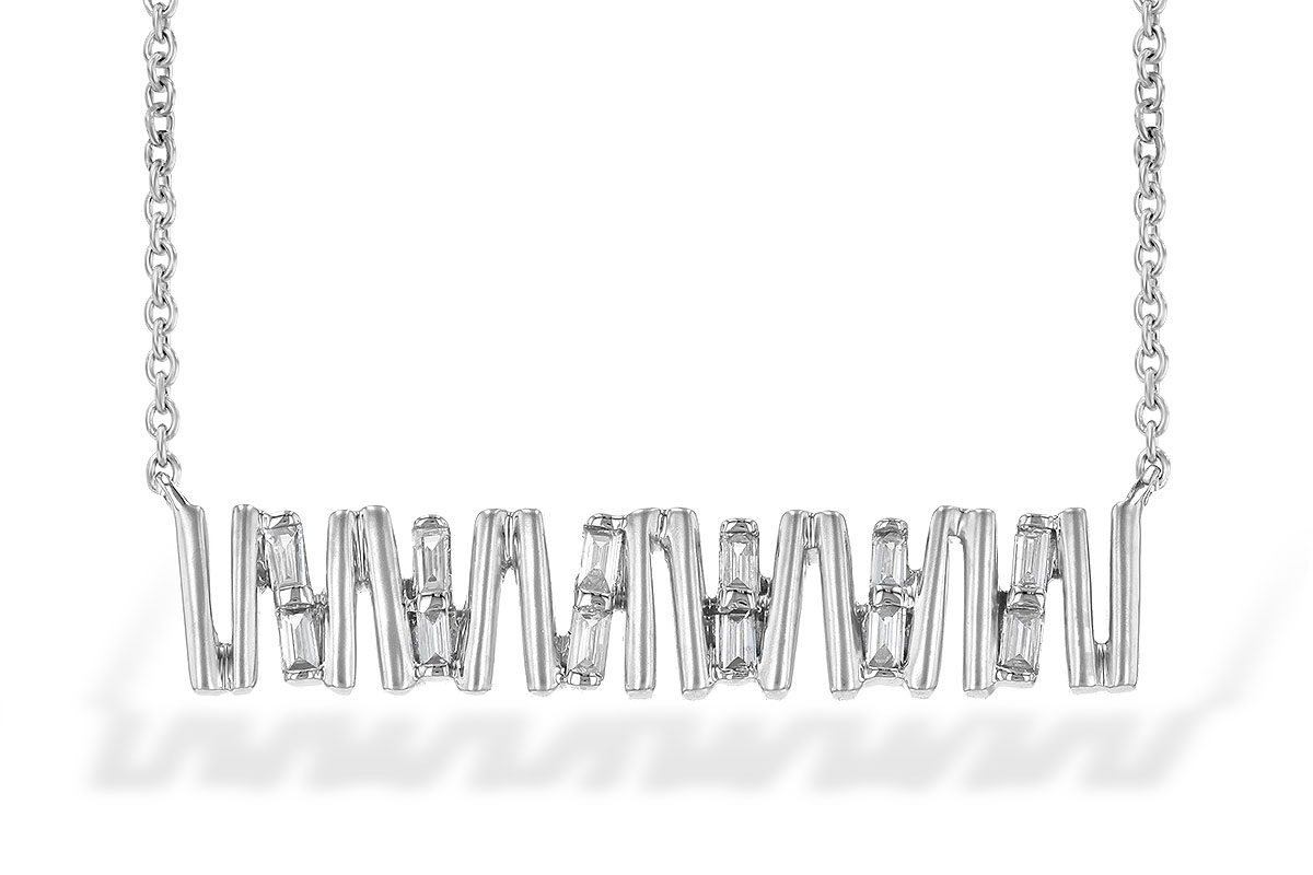 E208-59747: NECK .15 TW BAGUETTE DIAS