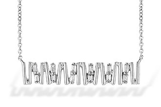 E208-59747: NECK .15 TW BAGUETTE DIAS