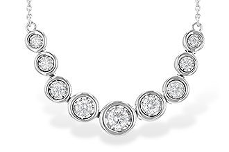 E208-61584: NECKLACE .50 TW