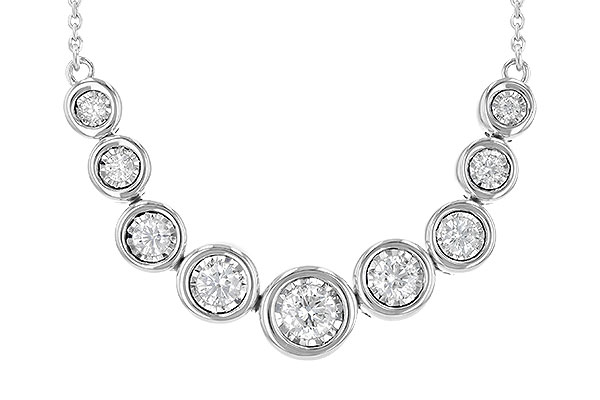 E208-61584: NECKLACE .50 TW